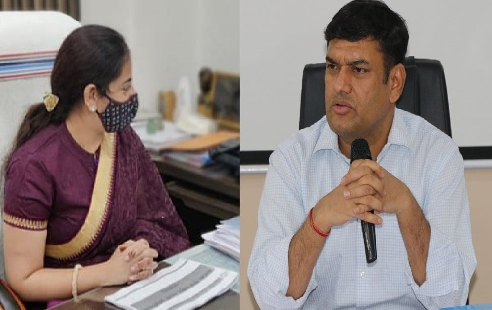 ग्रामीण विकास विभाग के सचिव मनीष रंजन एवं मनरेगा आयुक्त राजेश्वरी बी ने की मनरेगा के विभिन्न योजनाओं की समीक्षा