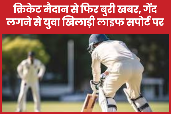 क्रिकेट मैदान से फिर बुरी खबर, गेंद लगने से युवा खिलाड़ी लाइफ सपोर्ट पर क्रिकेट