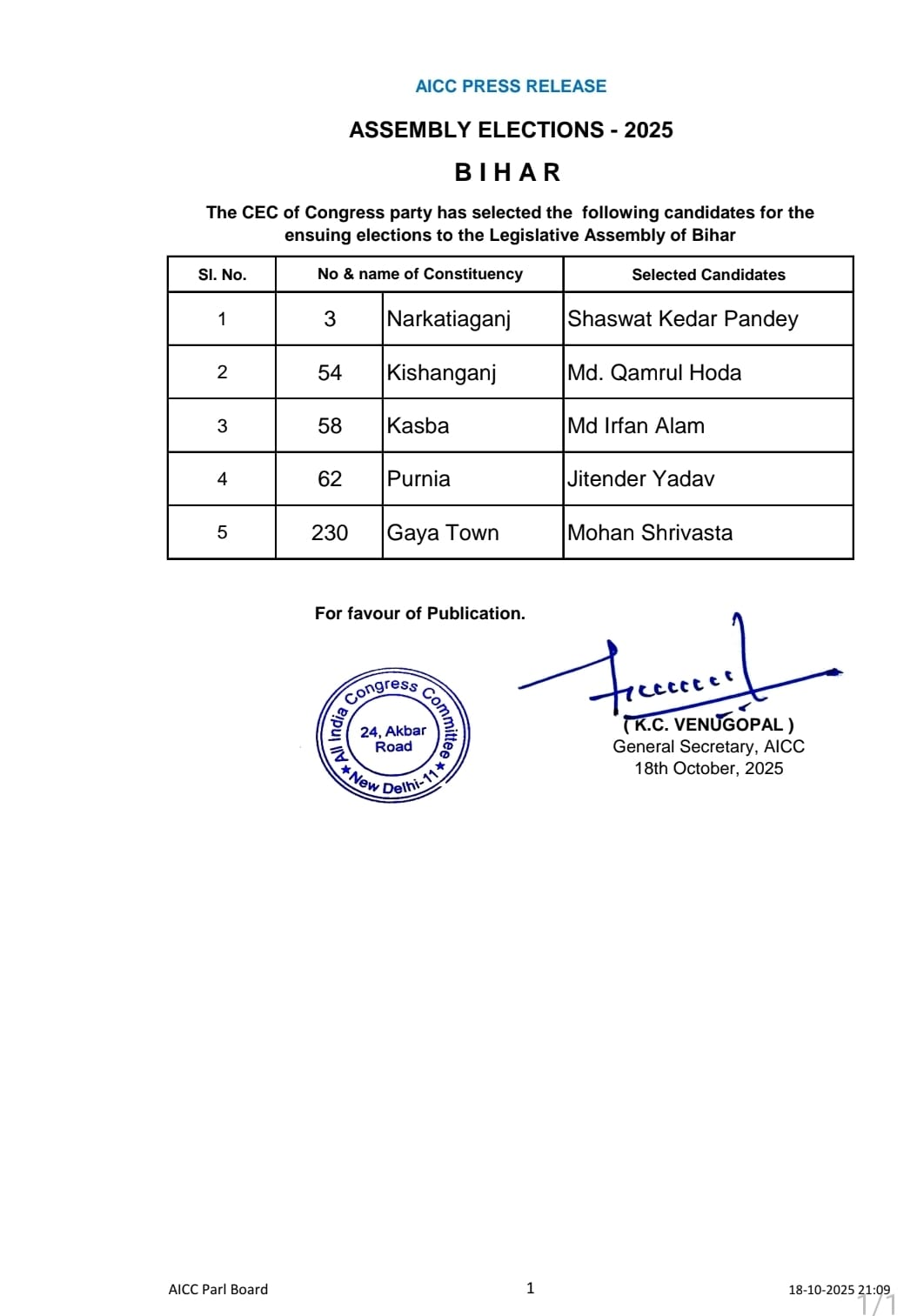 कांग्रेस
