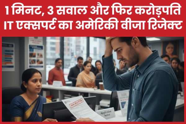 1 मिनट, 3 सवाल और फिर करोड़पति IT एक्सपर्ट का अमेरिकी वीजा रिजेक्ट अमेरिकी