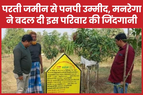 परती जमीन से पनपी उम्मीद और मनरेगा ने बदल दी इस परिवार की जिंदगानी मनरेगा