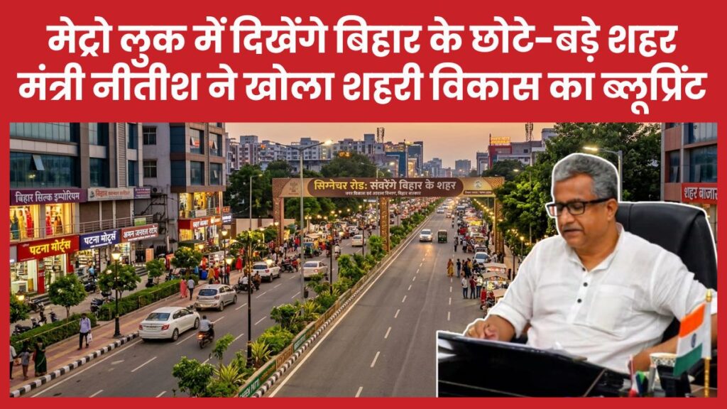 मेट्रो लुक में दिखेंगे बिहार के छोटे-बड़े शहर, मंत्री नीतीश ने खोला शहरी विकास का ब्लूप्रिंट बिहार