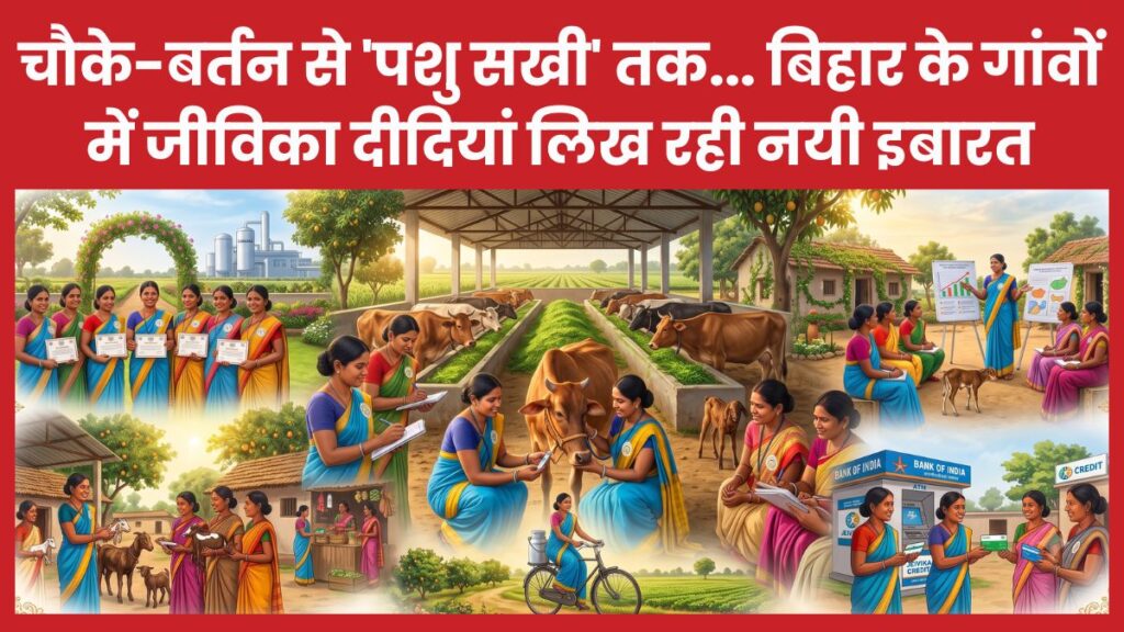 चौके-बर्तन से ‘पशु सखी’ तक… बिहार के गांवों में जीविका दीदियां लिख रही नयी इबारत जीविका