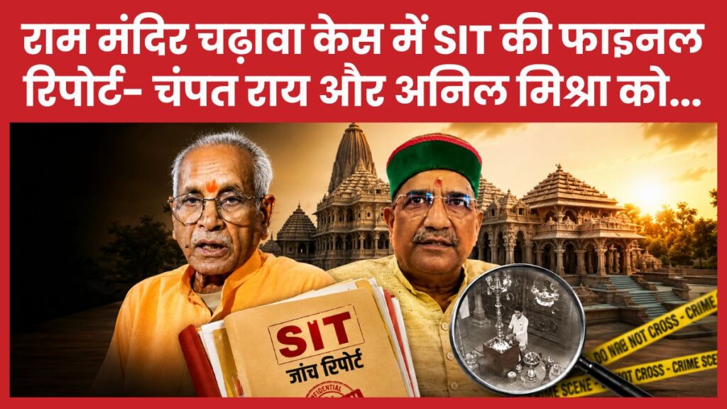 राम मंदिर चढ़ावा केस में SIT की फाइनल रिपोर्ट- चंपत राय और अनिल मिश्रा को… राम मंदिर