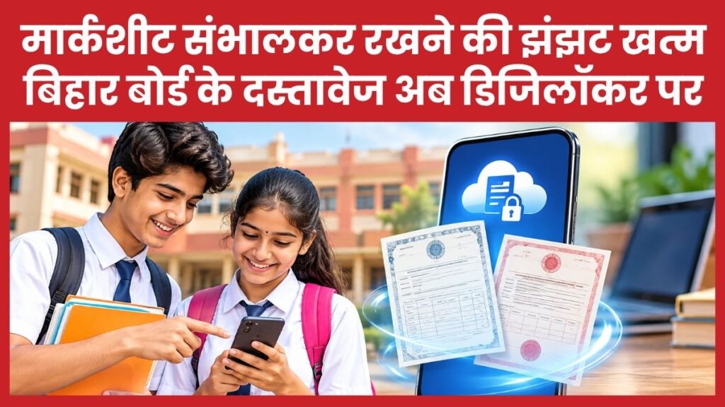 मार्कशीट संभालकर रखने की झंझट खत्म, बिहार बोर्ड के दस्तावेज अब डिजिलॉकर पर बिहार