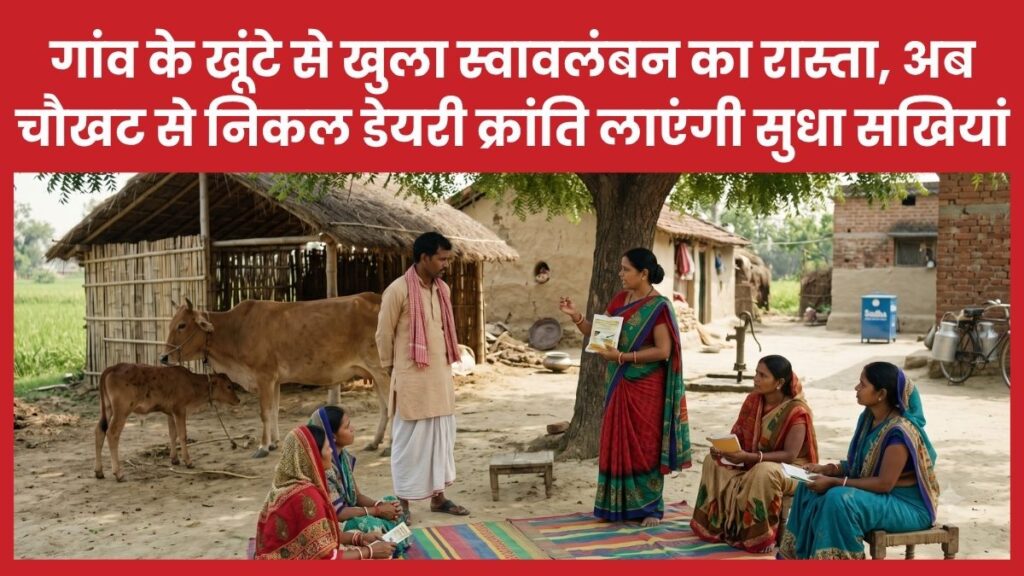 गांव के खूंटे से खुला स्वावलंबन का रास्ता, अब चौखट से निकलकर डेयरी क्रांति लाएंगी सुधा सखियां सुधा