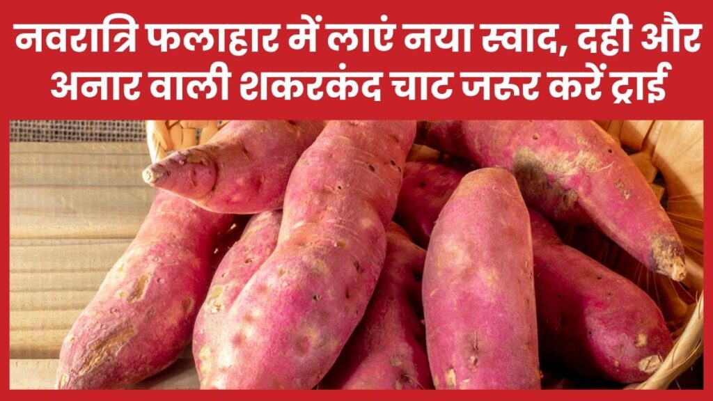 नवरात्रि फलाहार में लाएं नया स्वाद, दही और अनार वाली शकरकंद चाट जरूर करें ट्राई नवरात्रि