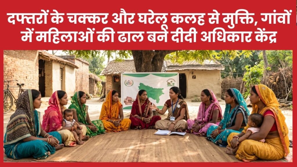 दफ्तरों के चक्कर और घरेलू कलह से मुक्ति, गांवों में महिलाओं की ढाल बने दीदी अधिकार केंद्र